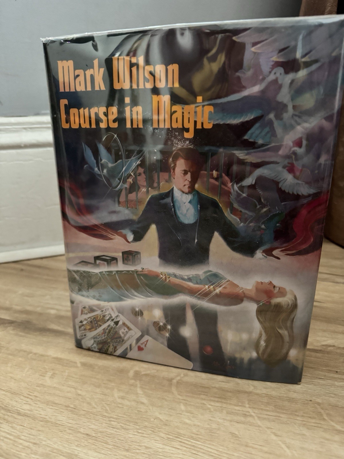 Mark Wilson Course in Magic Hardcover with original slipcover art -DOUBLE SIGNED