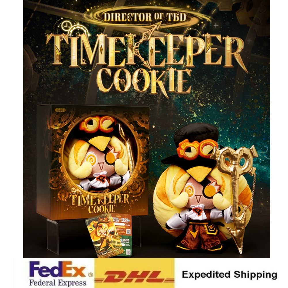 Cookie Run Kingdom Time Keeper Cookie Plush Limited + Express