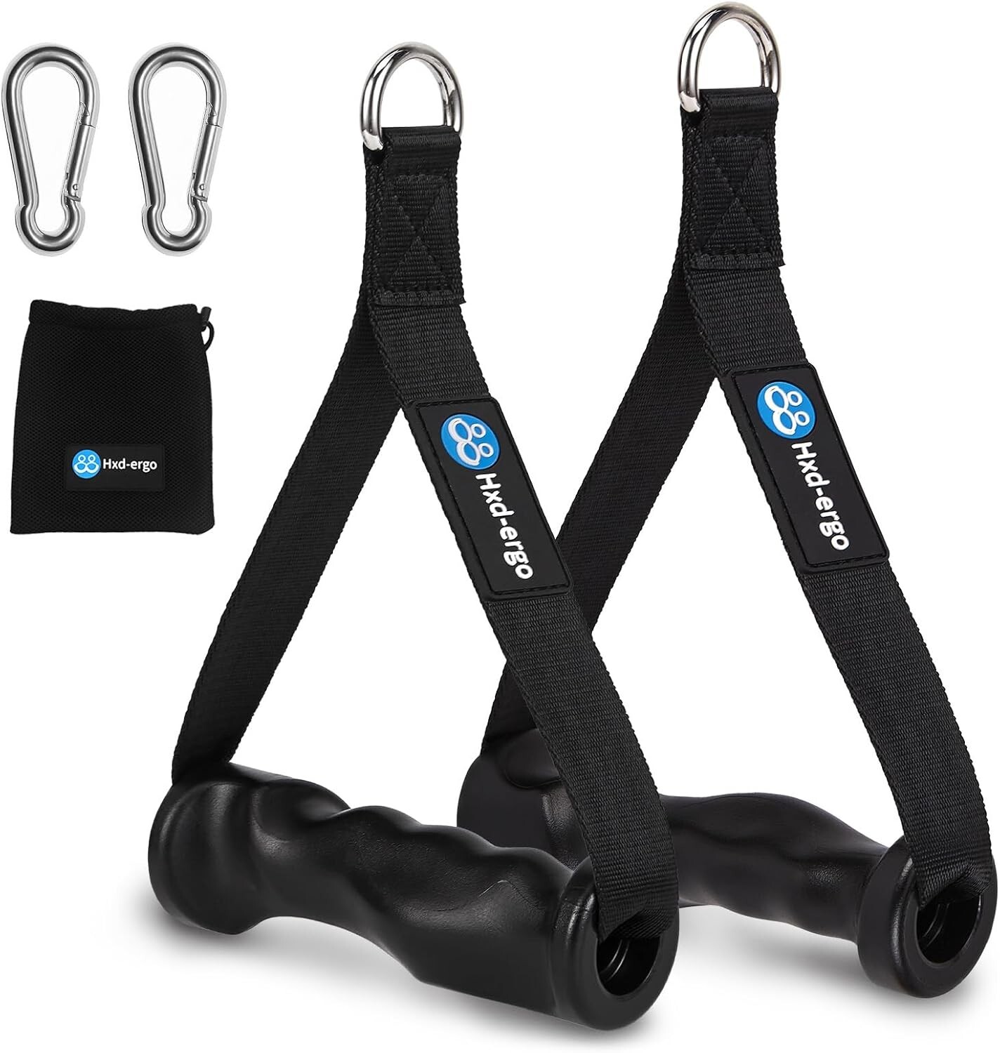 HXD-ERGO Ergonomic Exercise Handles for Cable Machine Attachments Resistance USA