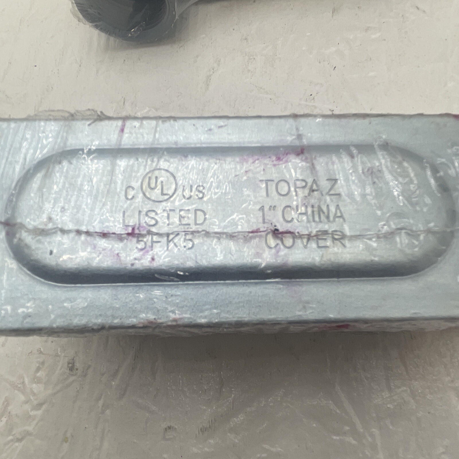 (Qty. 2) Topaz 1" Aluminum Conduit Bodies, C Type