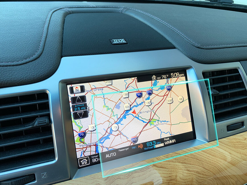 Crystal Clear Screen Protector for 2012 Lincoln MKS Vehicle Navigation