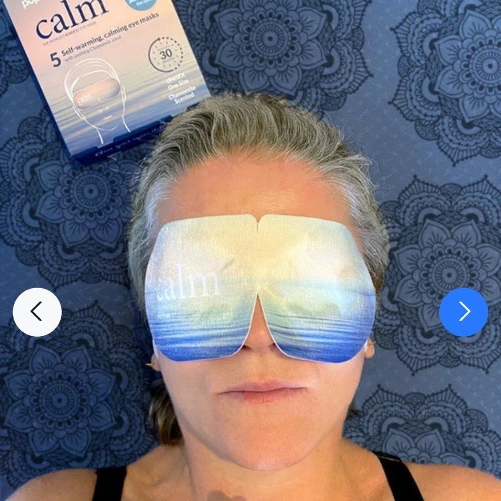 NIB popmask London Calm Self-warming Chamomile Scented Sleep Masks