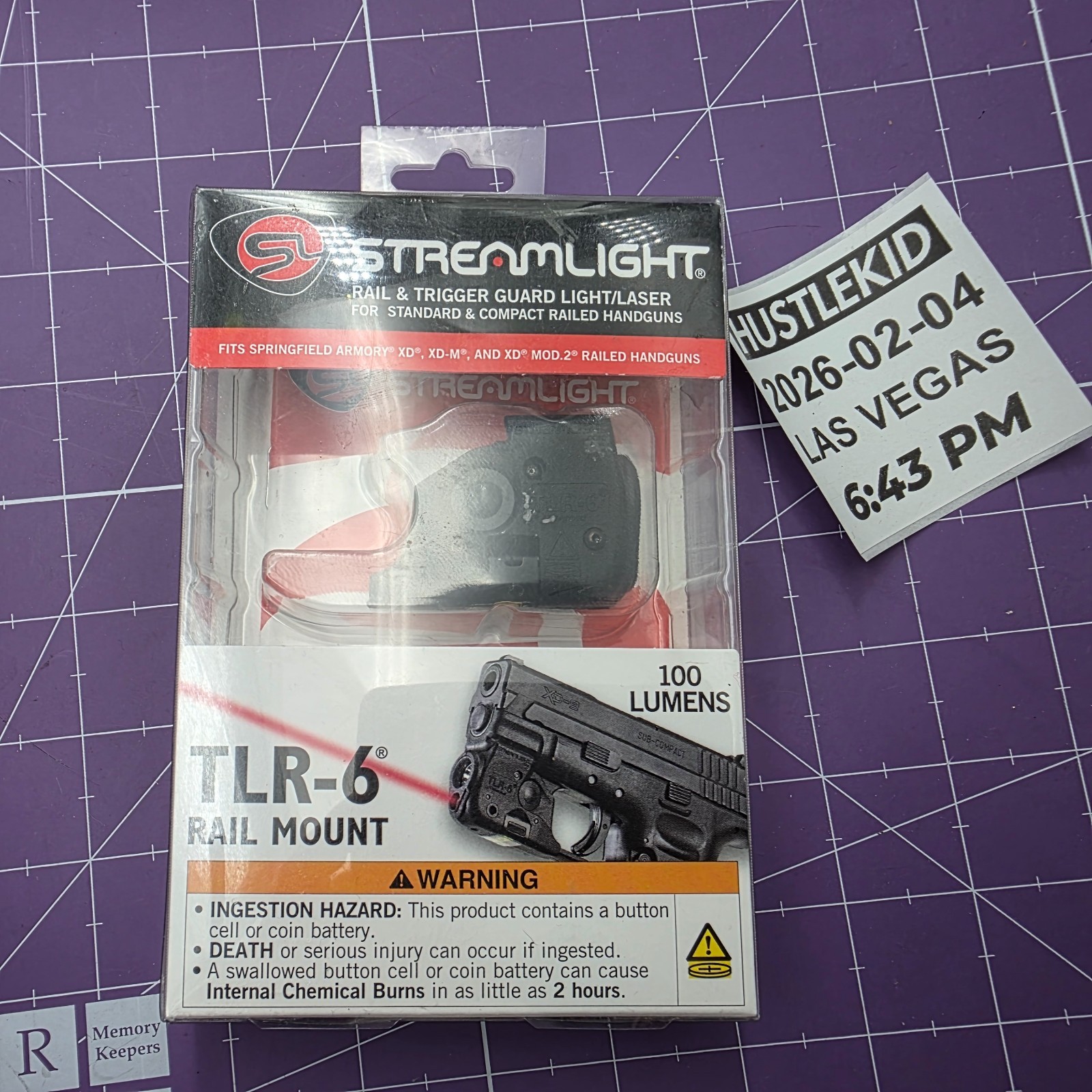 TLR 6 Compact Flashlight w/ Red Laser for Springfield Armory XD/ XDM Handguns🔥