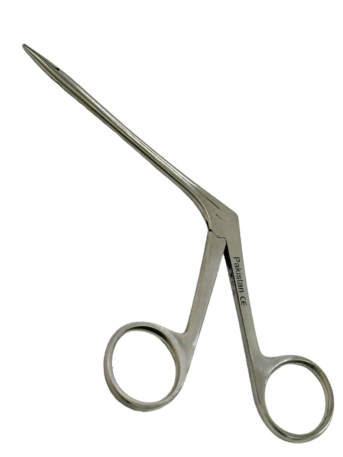 2 Pieces - Alligator Forceps With Serrated Tips Micro 3.5" + 5.5" ENT