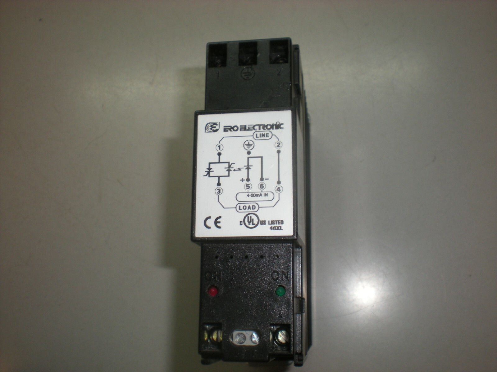 ERO Electronic ISL025400100 Solid State Relay w/Heat Sink & Mounting Base - 25A