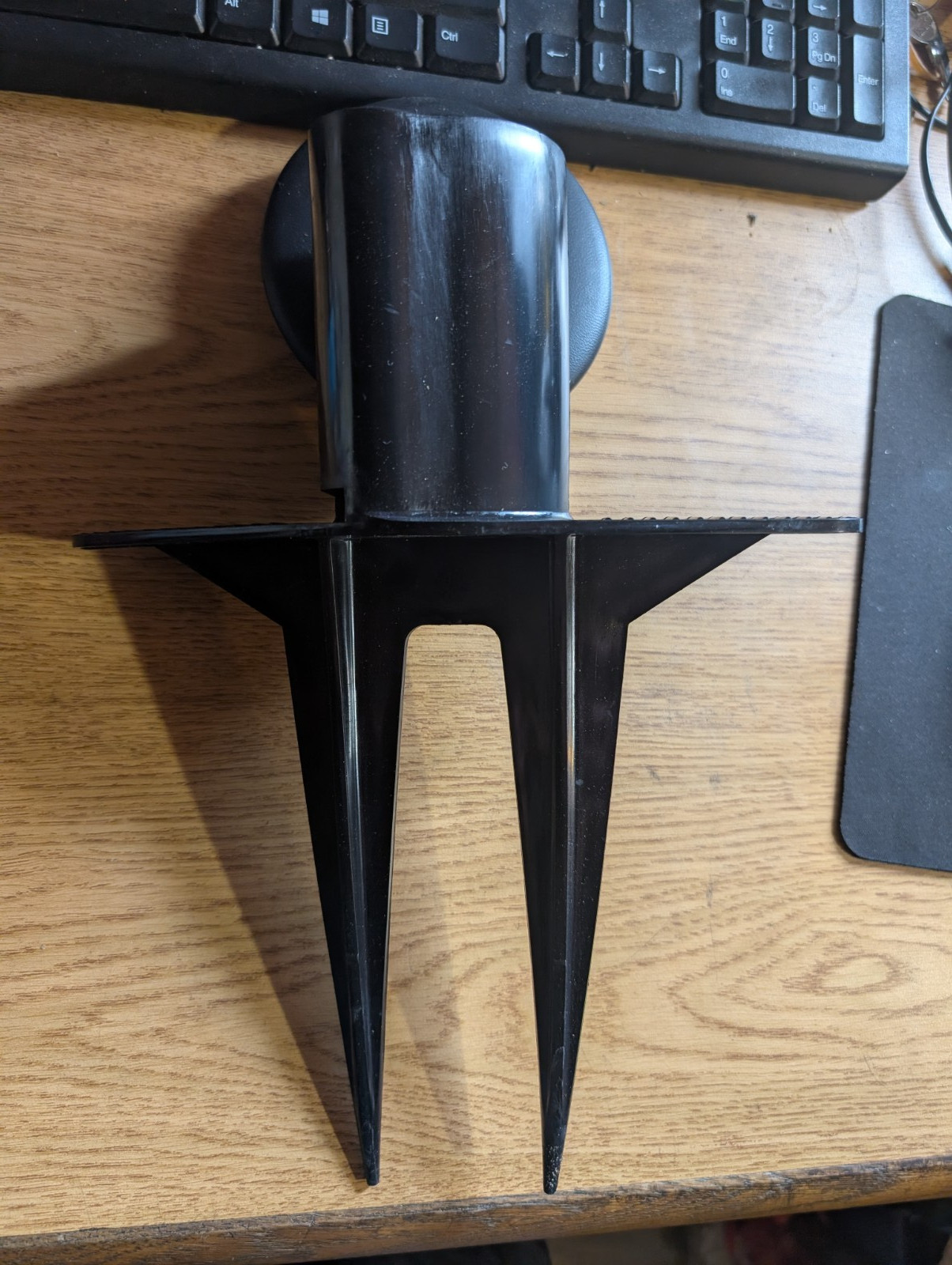 Banner Stake Removable Spike,Black,Plastic PL4081 48GR24