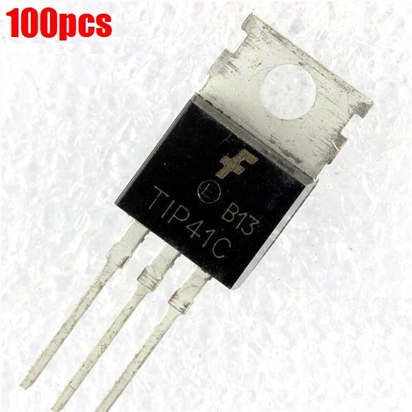 100Pcs TIP41C TIP41 Npn Transistor 100V 6A Fsc nr
