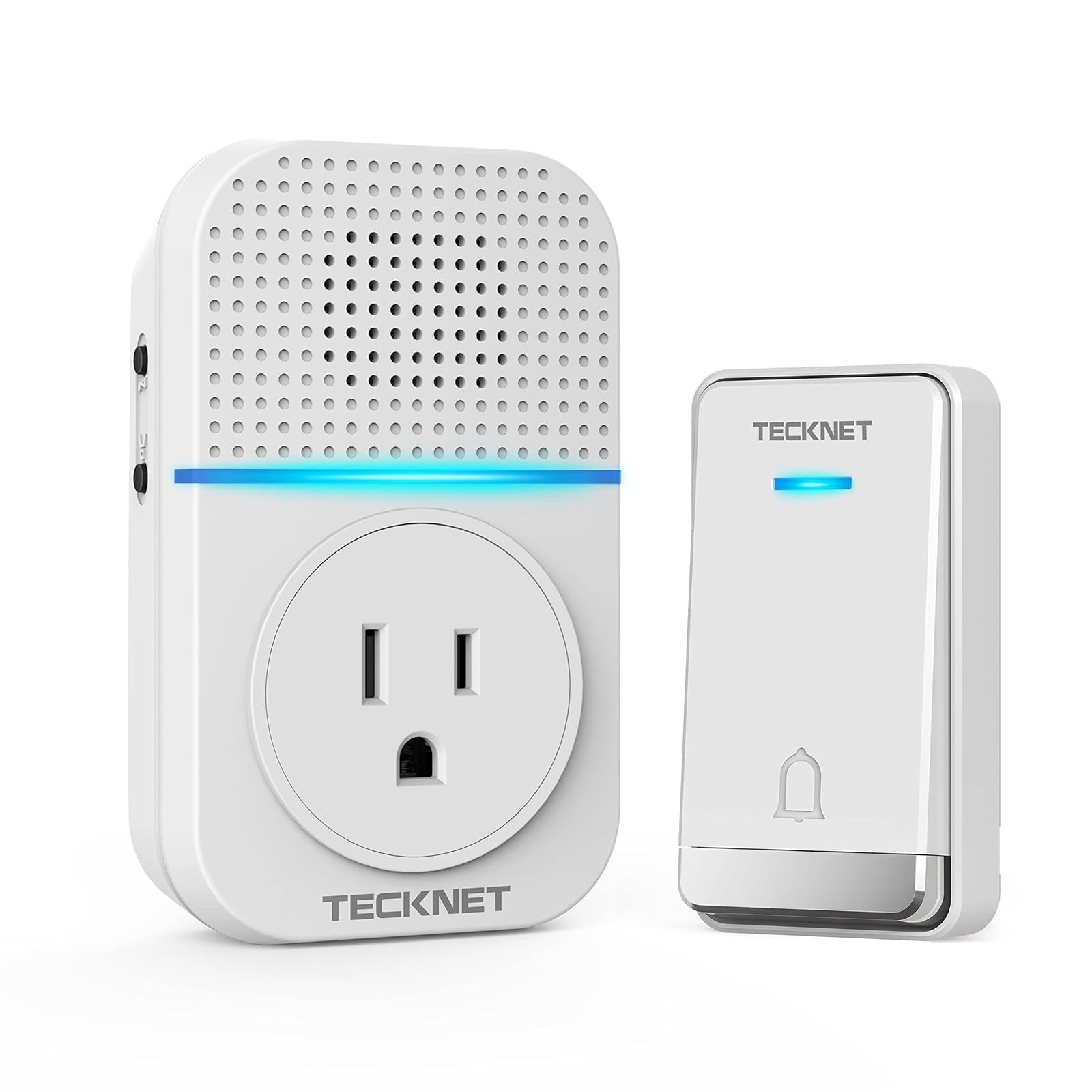 TECKNET Wireless Doorbell, Self-Powered, 1300ft Range, Waterproof