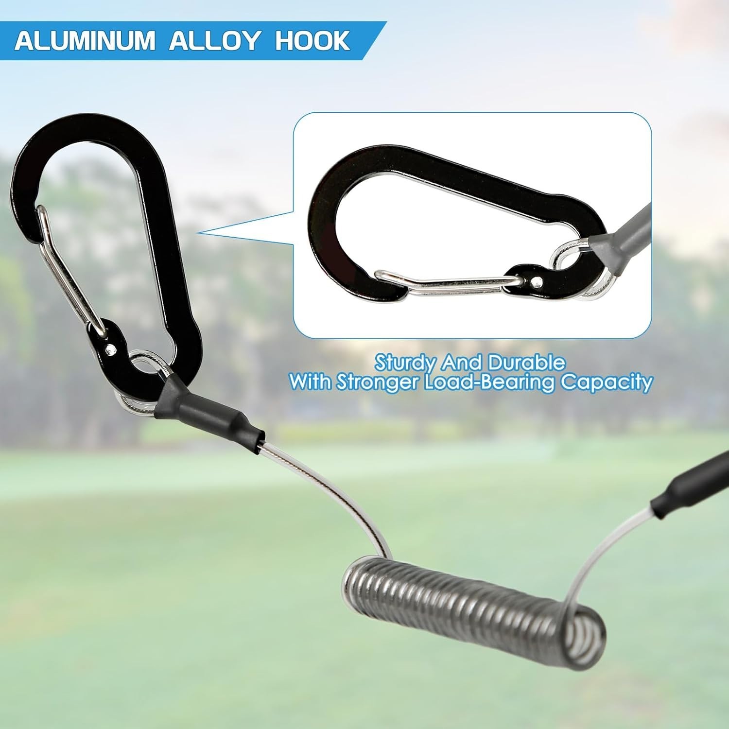 Lightweight Waterproof Rangefinder Tether - Stretchable Lanyard for Adventurers
