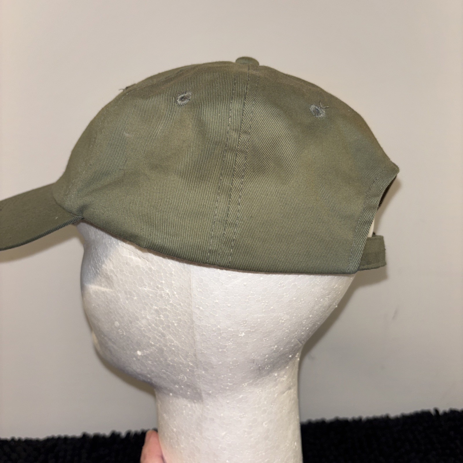 American Red Cross Hat Beautifully Distressed Trashed Beat Up Strapback Cap