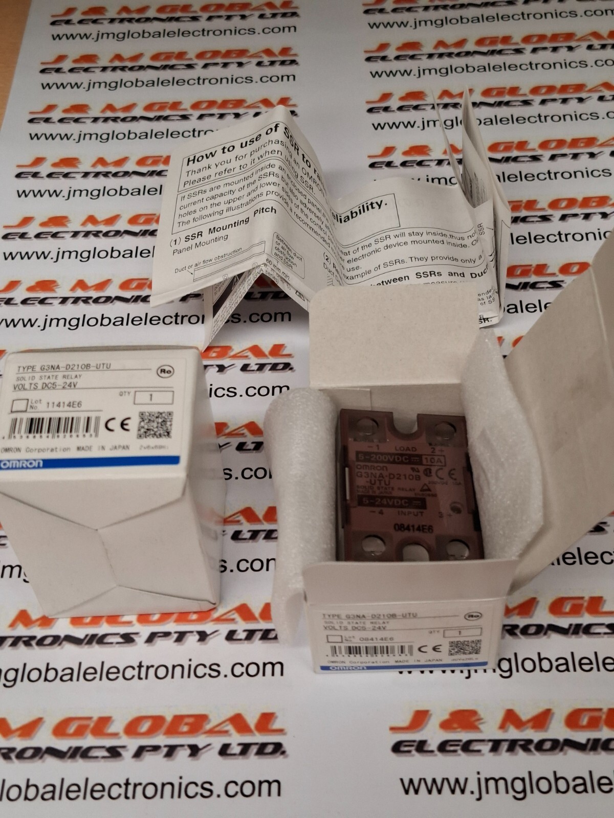 Omron DIN Rail Solid State Relay