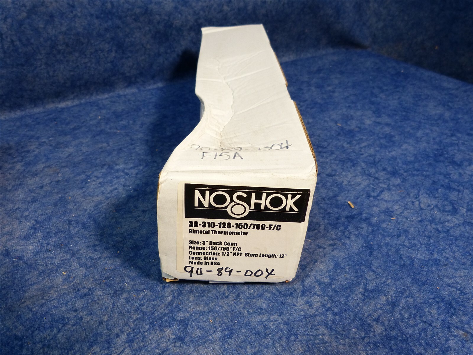 NOSHOK 30-310-120-150/750-F/C 3" Bimetal Thermometer 150-750 Degree