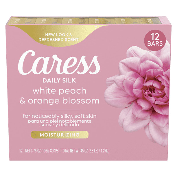 Caress Daily Silk Beauty Bar 3.75 Oz 12 Bars Free Shipping USA
