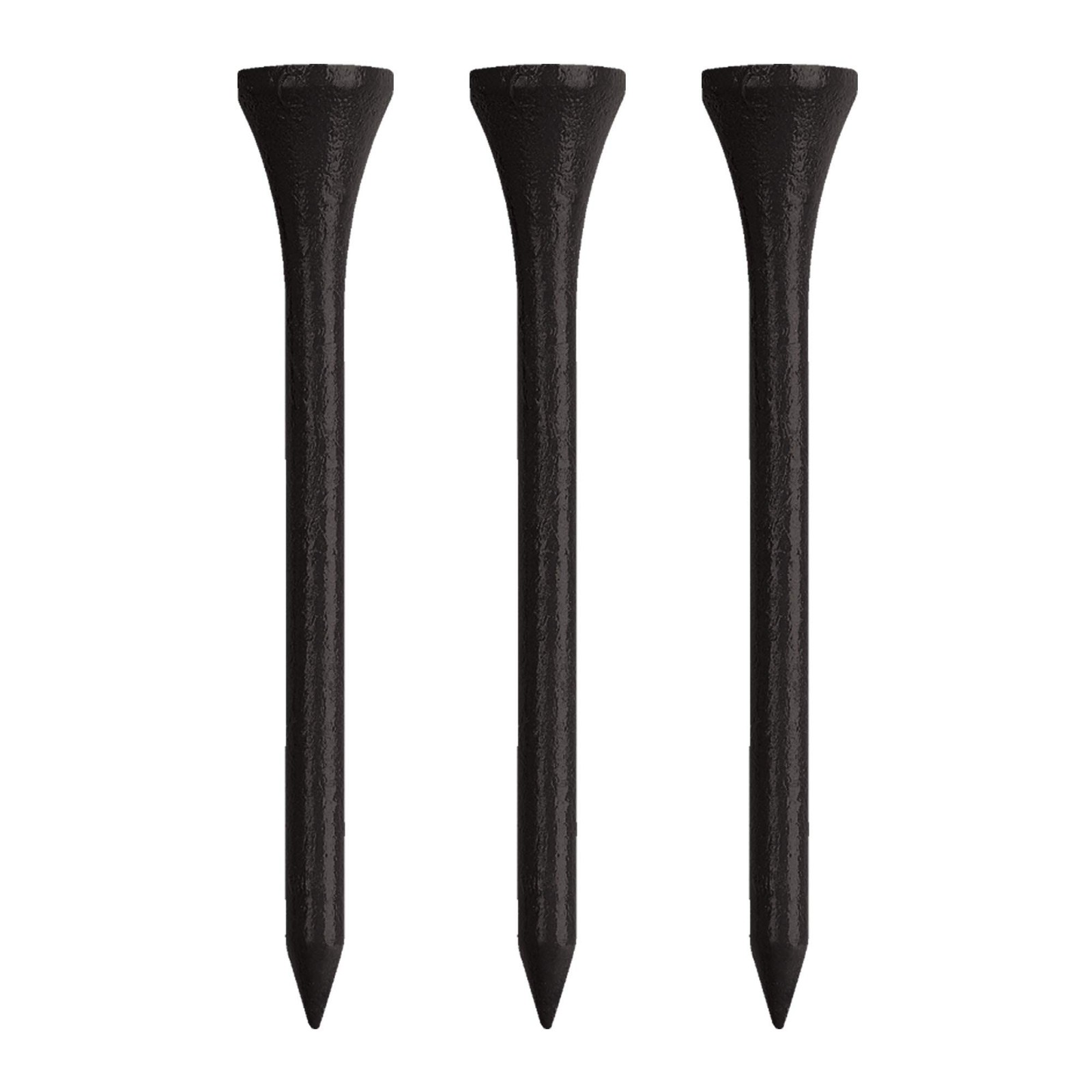 Izzo Wood Golf Tees (200 Pack) 3.25 Inches Black