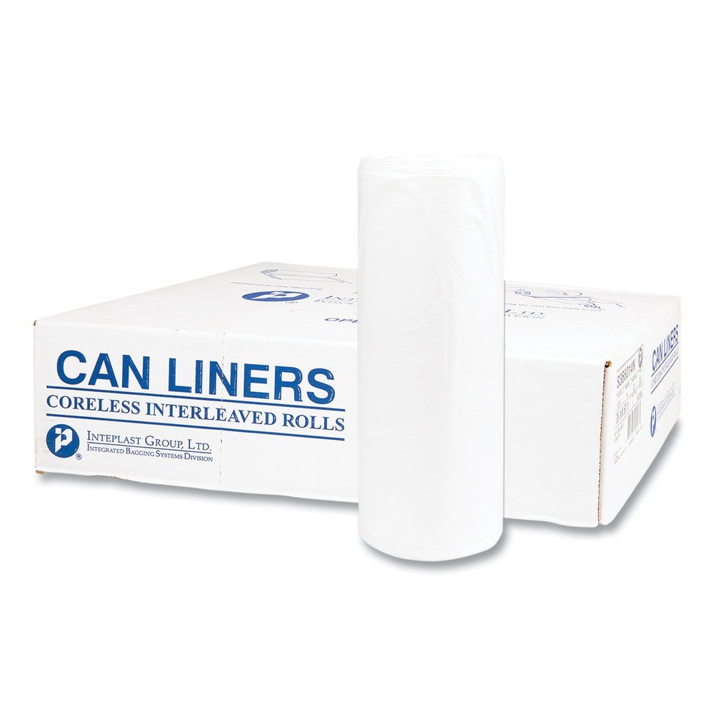 Inteplast Group S366014N 36 in. x 60 in. 55 gal. HD Can Liners - CL (200/CT) New