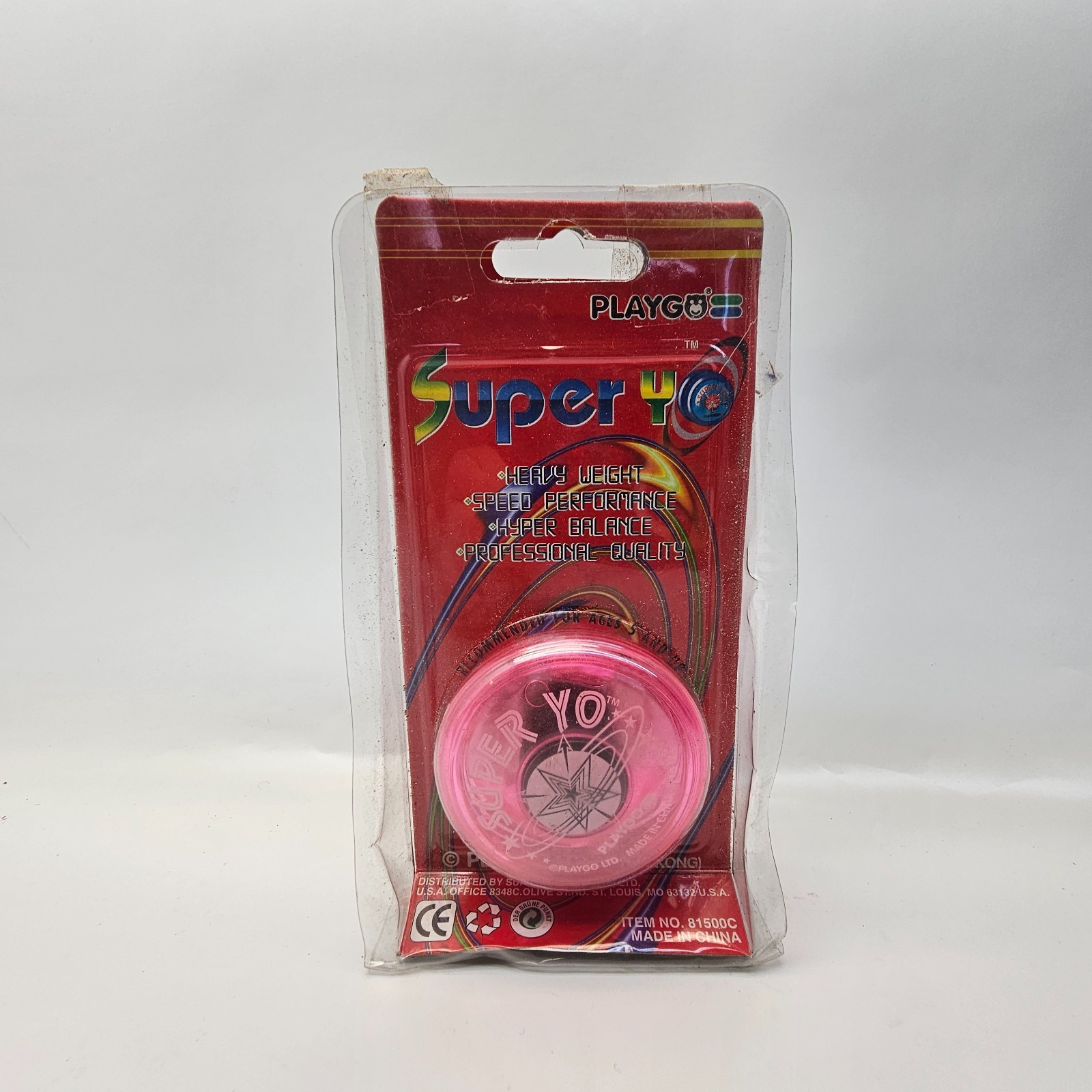 Super Yo Yo By Playgo, Pink In Original Packaging