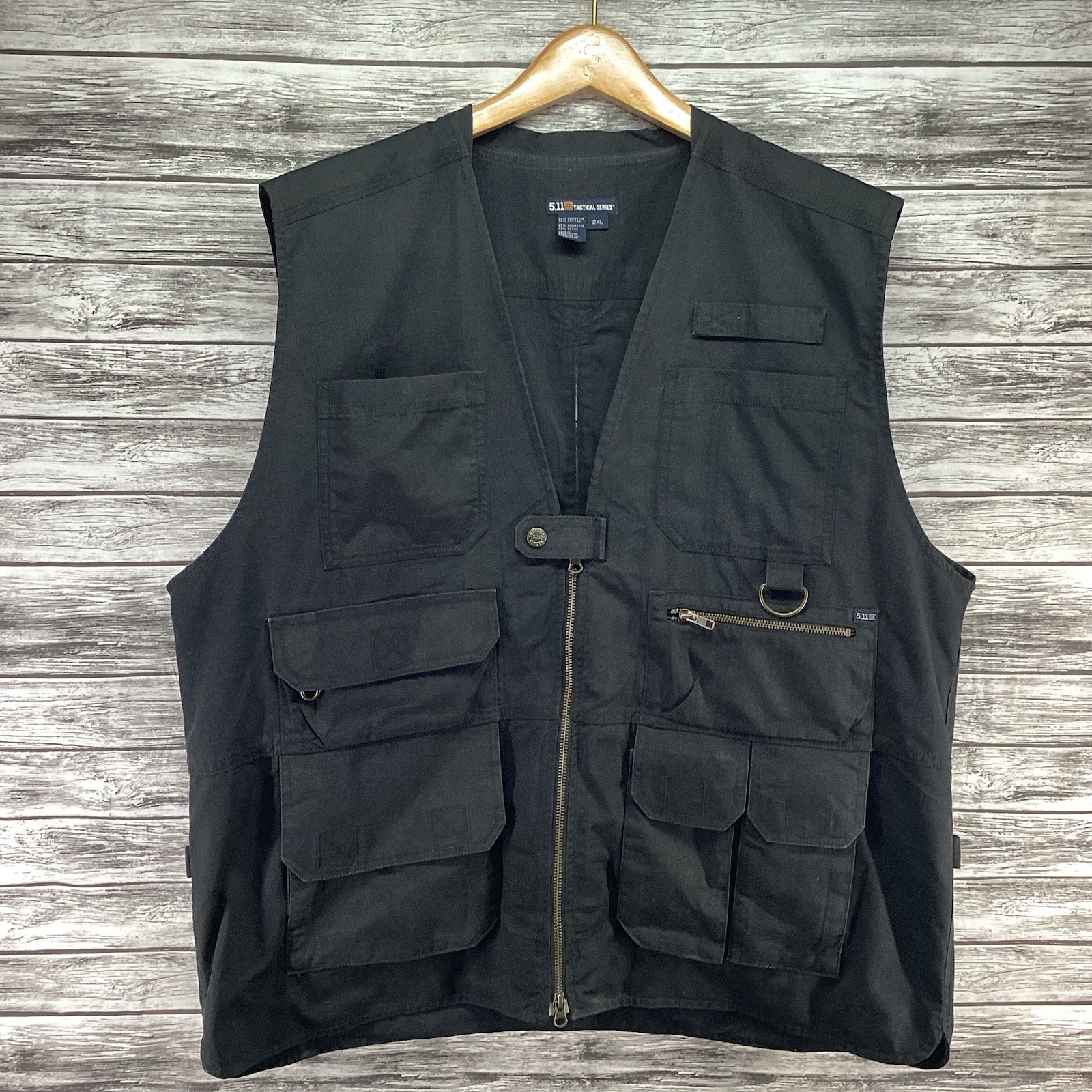 5.11 Tactical Vest Men 2XL Black 80008 Series Conceal Carry Utility Hunt Outdoor