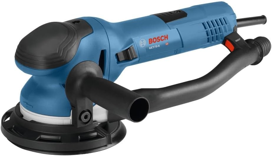 GET75-6N Electric Orbital Sander, Polisher - 7.5 Amp, Corded, 6 Inch Disc Size