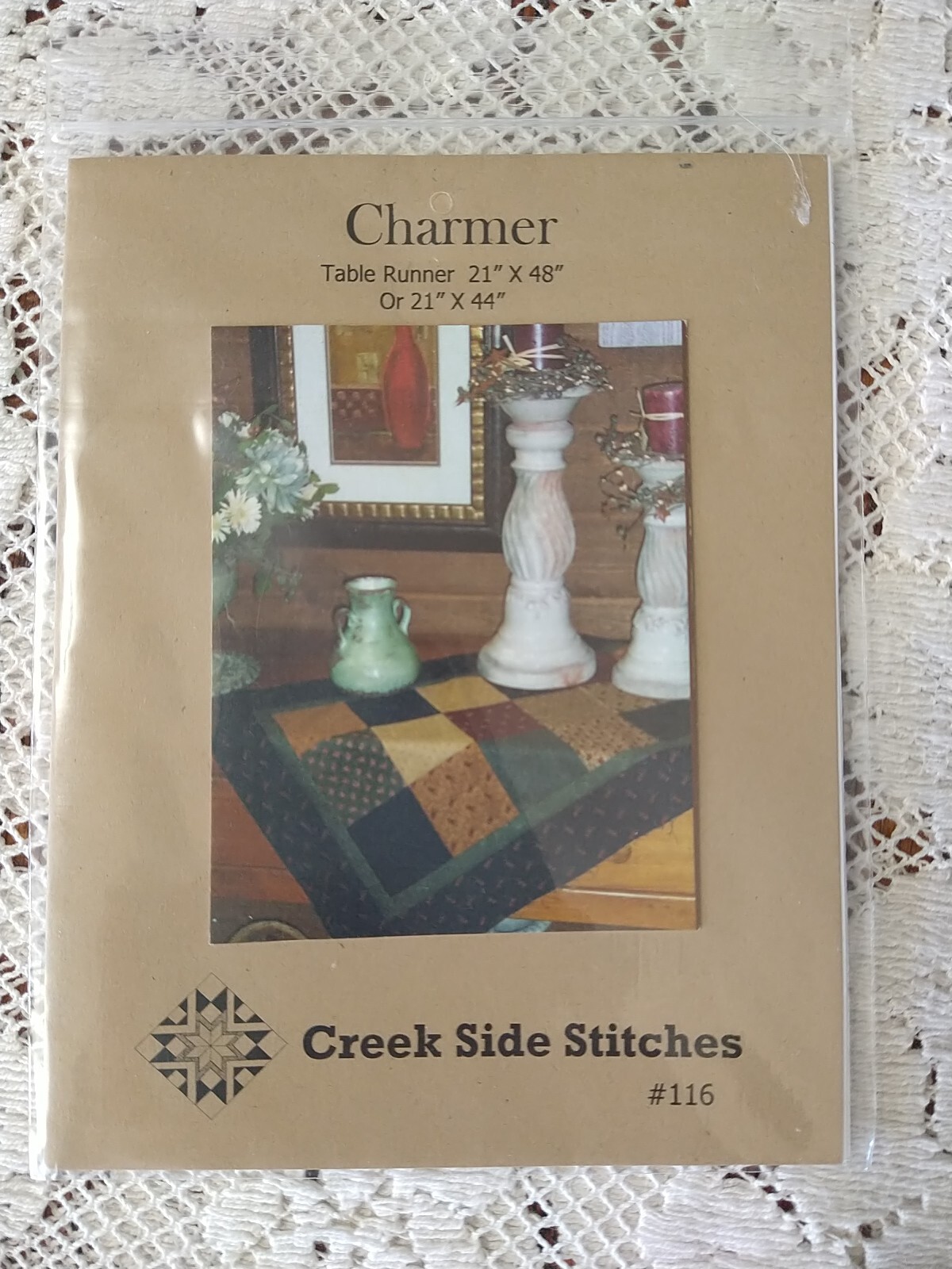 Charmer 2 Sizes Table Runner Quilt Pattern by Creek Side Stitches #116