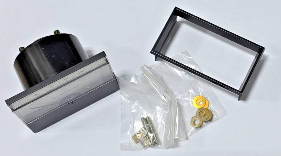 Beede D.C. Amperes Panel Meter 0-25