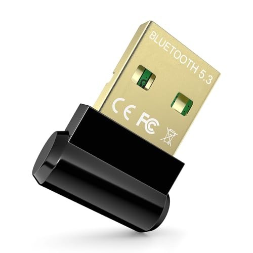 Bluetooth Adapter 5.3 USB Mini Dongle Receiver Transmitter for Desktop PC Laptop