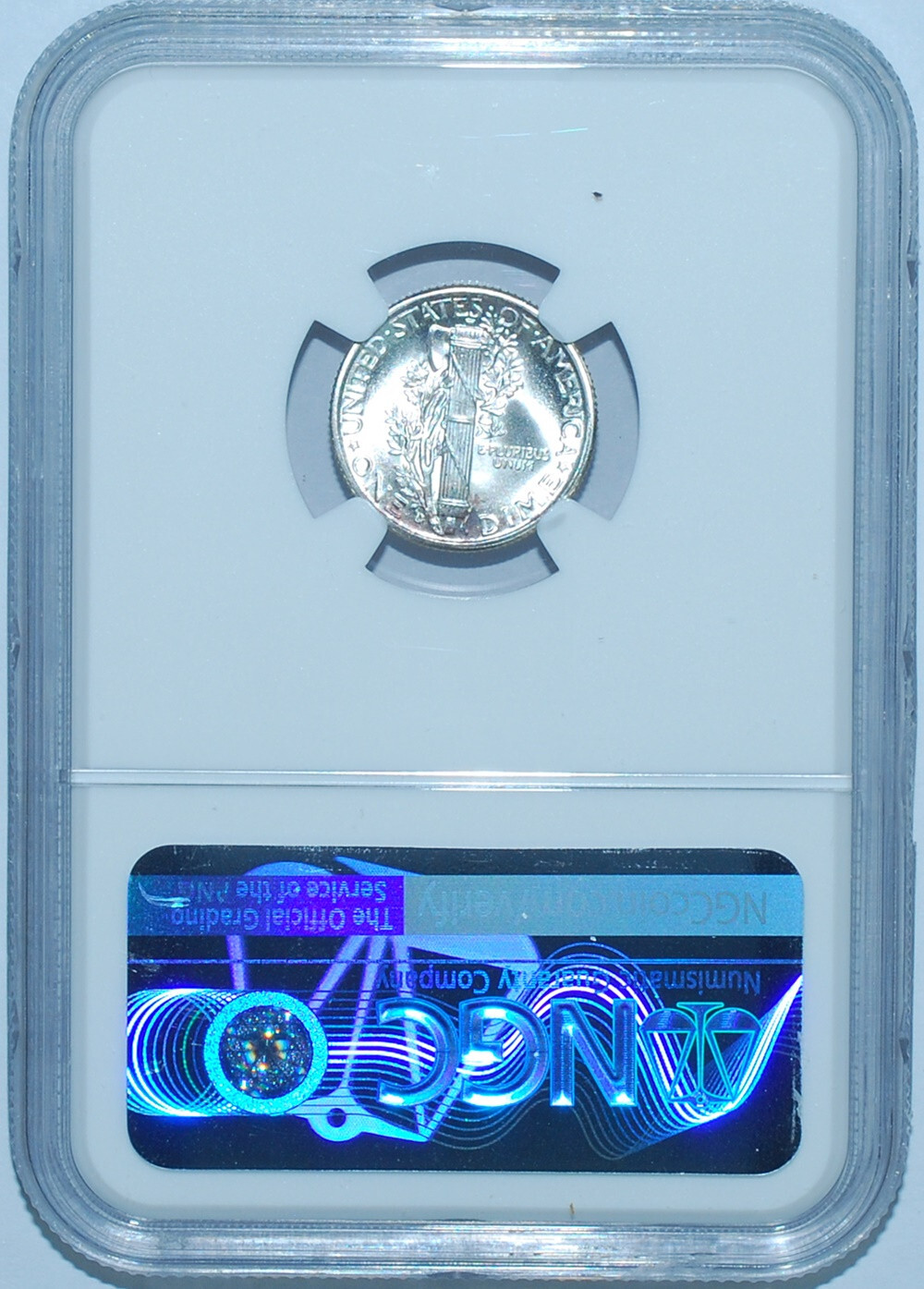 1937 D NGC MS67FB Full Bands Mercury Dime