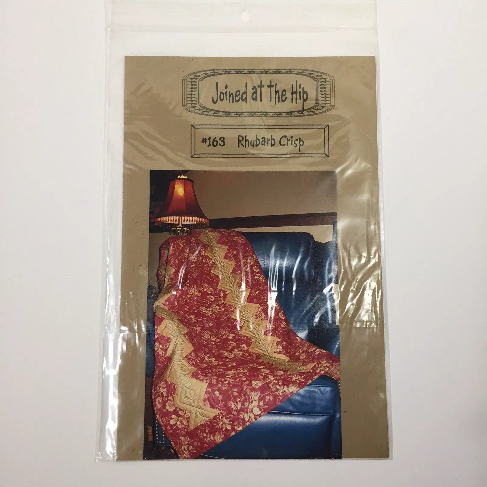 Rhubarb Crisp Quilt Pattern 44" x 66" Joined at the Hip