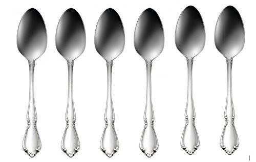 Oneida Chateau Teaspoons - Set of 6 Stainless Steel 18/8