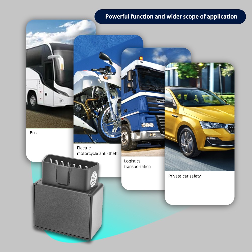 GT08 4G-LTE GPS Vehicle Tracking Device Support Android & IOS APP Low Monthly