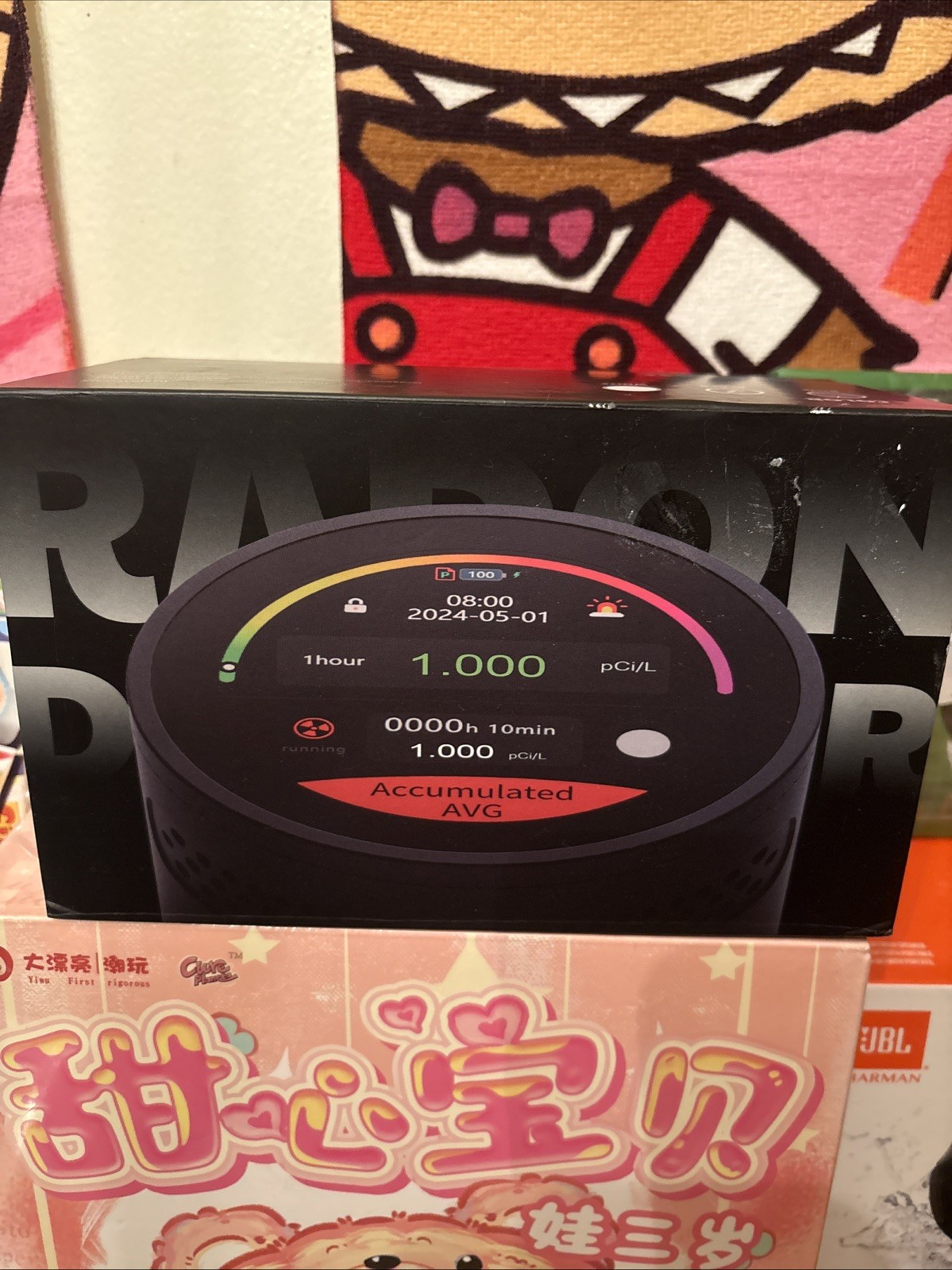 AEGTEST HOUND-3699 Radon Detector Brand New Open Box