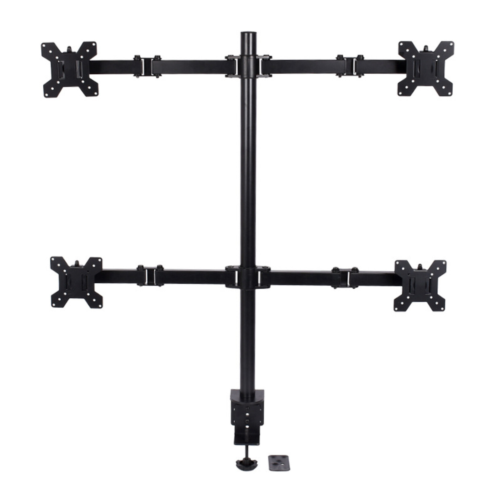 Multi Monitor Mount Gaming Pc Vertical Desktop Computer Stand Rack Screen Quad