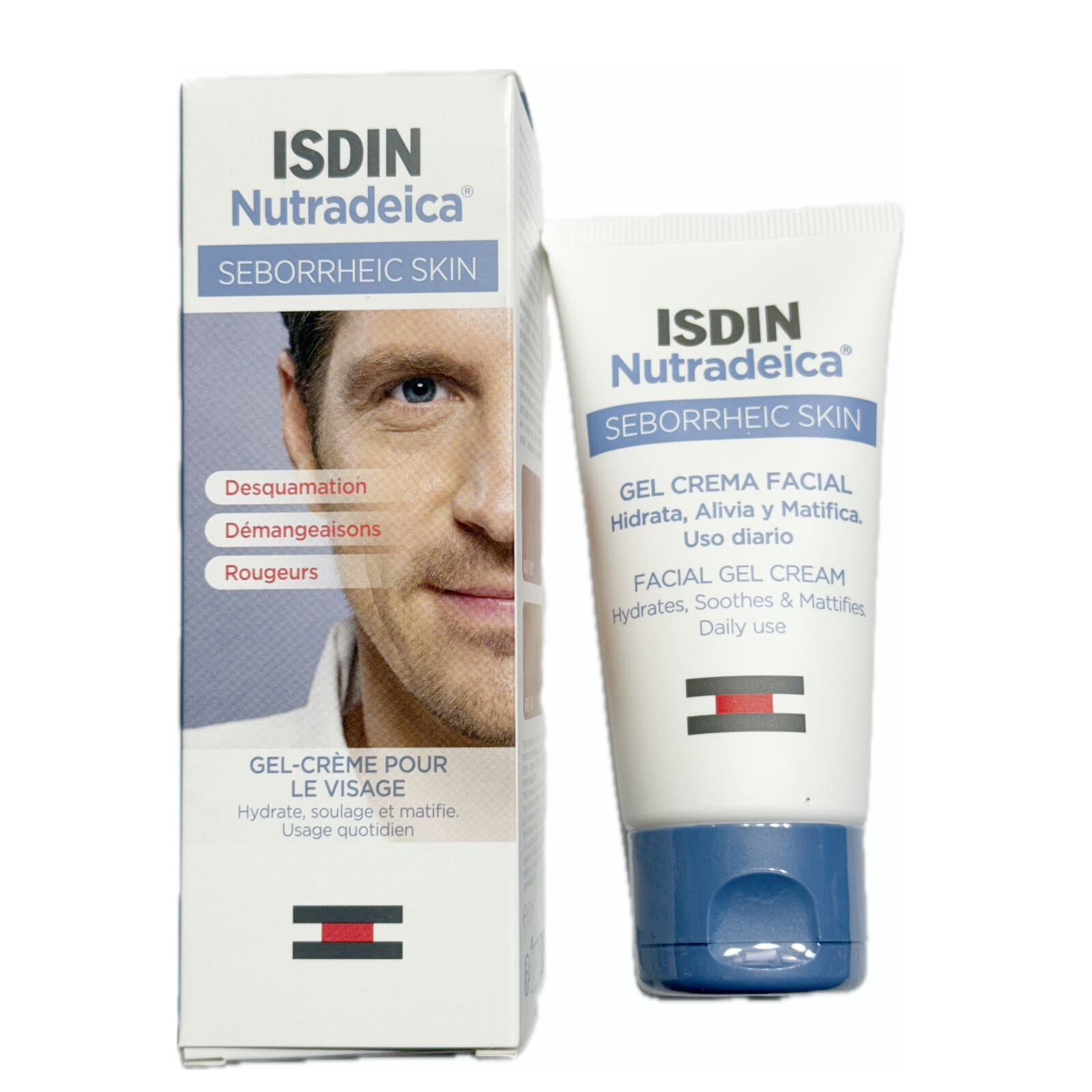 Isdin Nutradeica Facial Gel-Cream Seborrheic Skin - 50ml / 1.69oz  SEALED TUBE