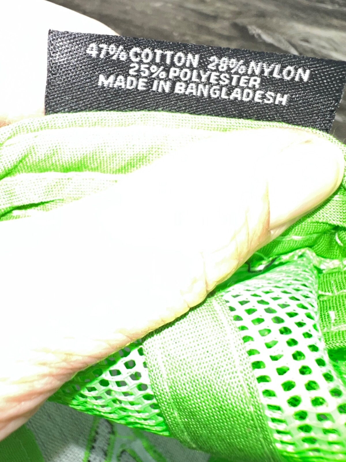 RBI Lime Green Black Trucker Hat Hat Cap Snapback Pacific Brand EUC