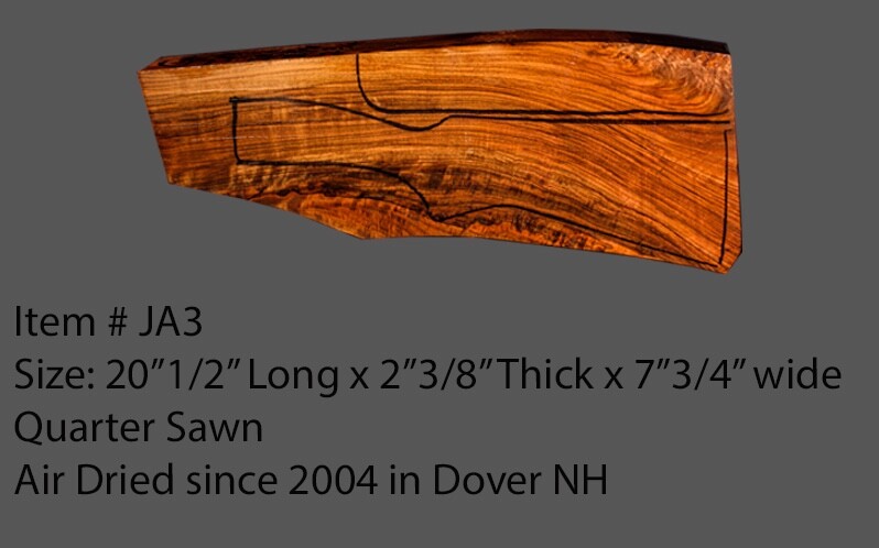 Turkish walnut gun stock blank for shotguns JA3