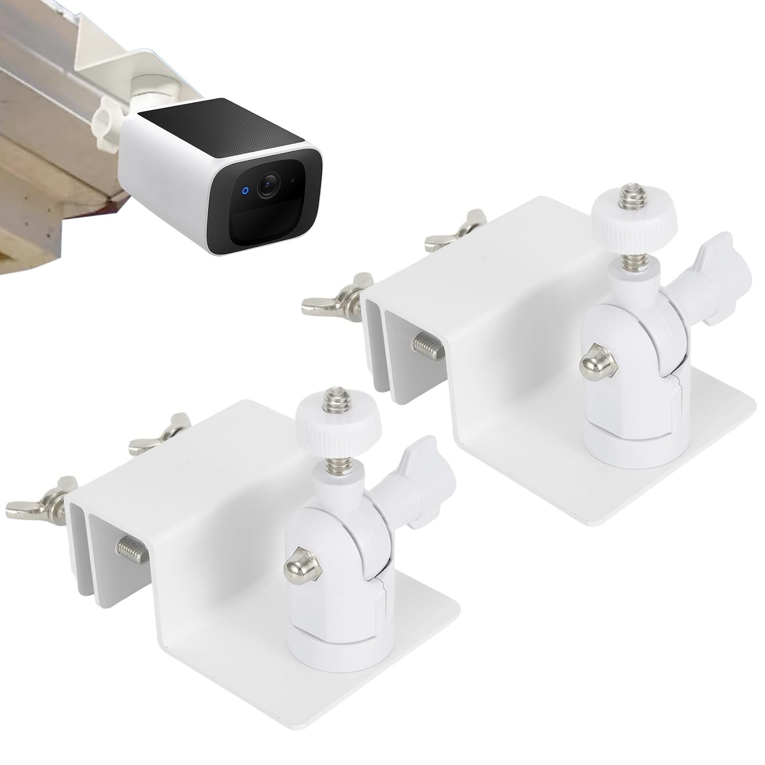 2-Pack Gutter Mount Compatible with eufy Security SoloCam S220/C210, eufyCam ...