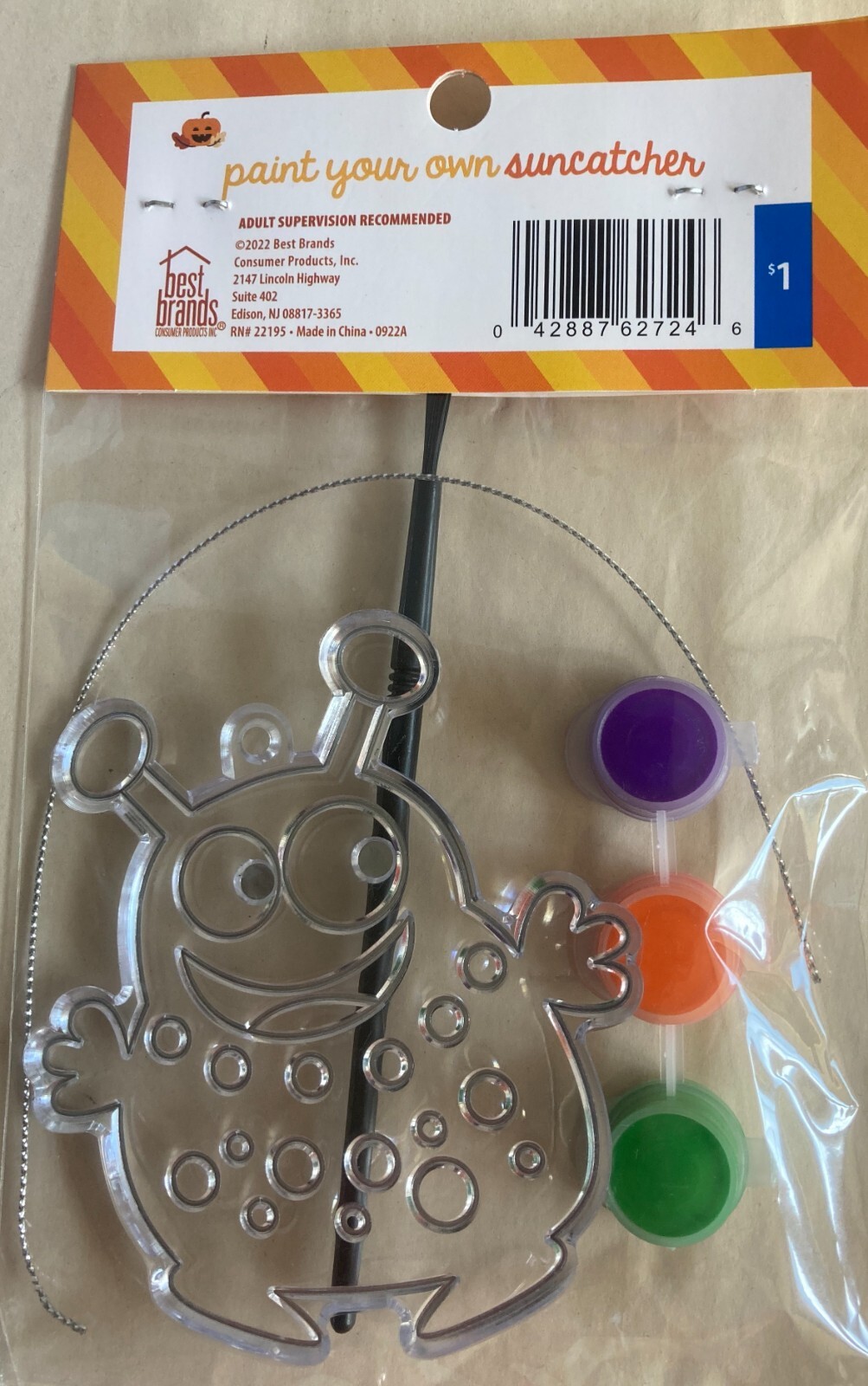Paint Your Own Suncatcher Bug