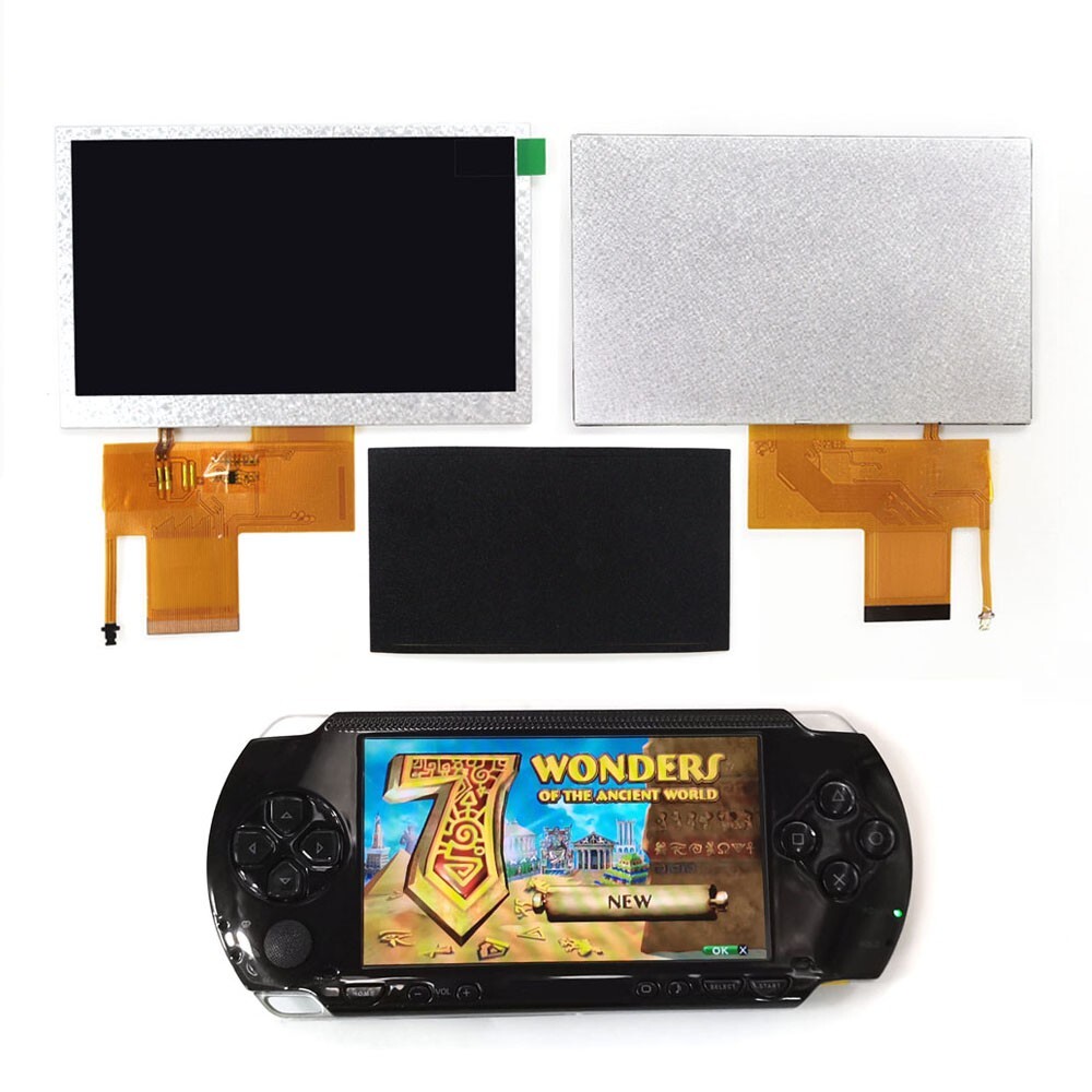 Highlight Backlight IPS LCD Screen Kit With No need ribbon cable For PSP 1000