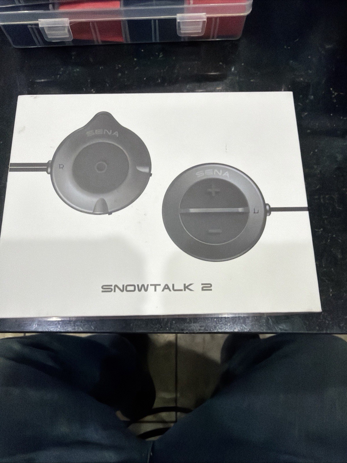 Sena Snowtalk 2 Universal Bluetooth Headset for Snow Helmets Intercom - Black