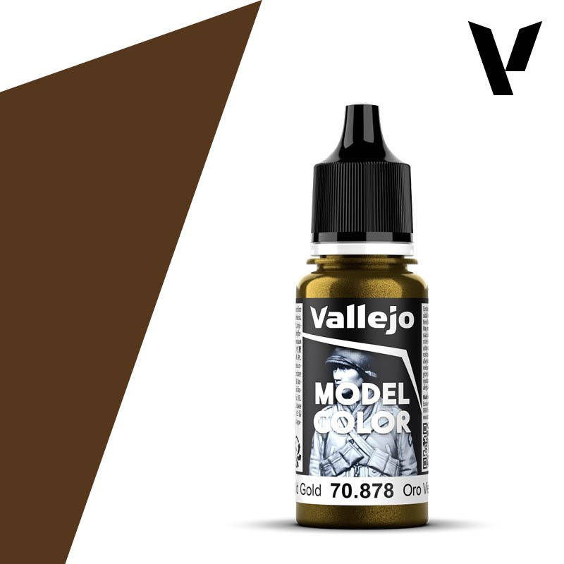Vallejo Old Gold Model Color 17ml Acrylic Paint 70.878