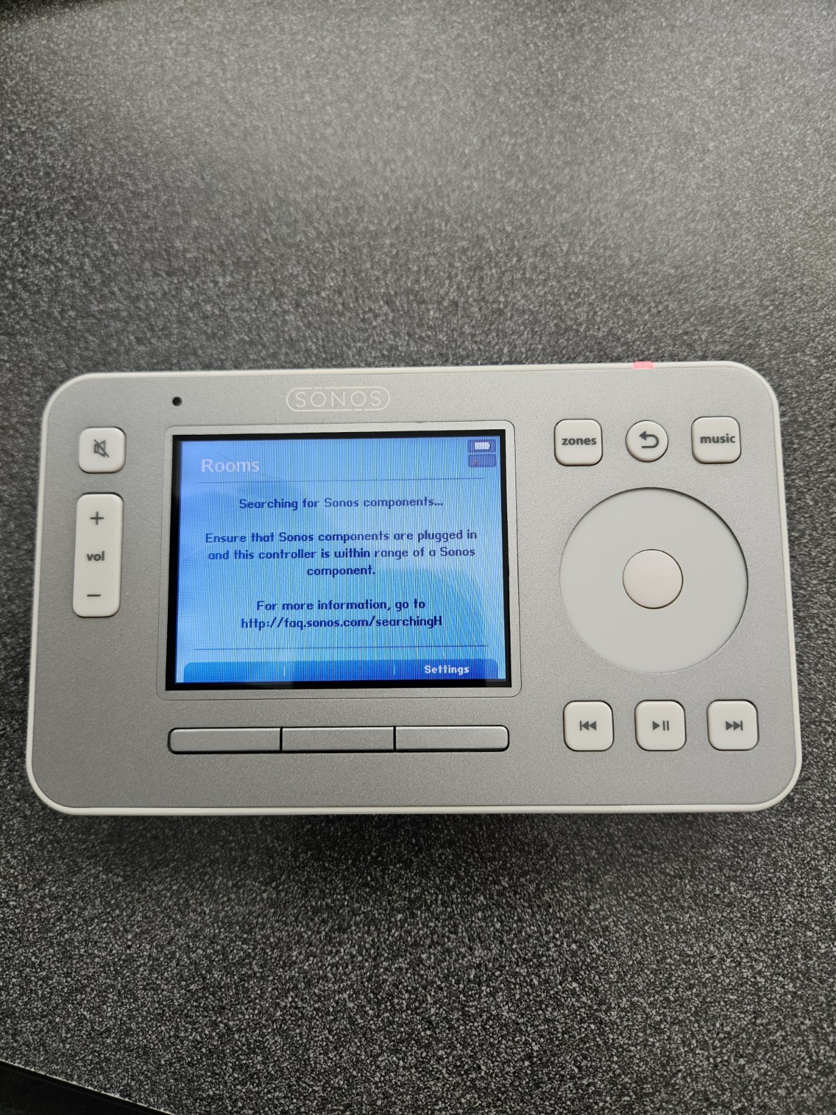 2 Sonos CR100 Digital Music System Controllers Powers on, charges.  No testing