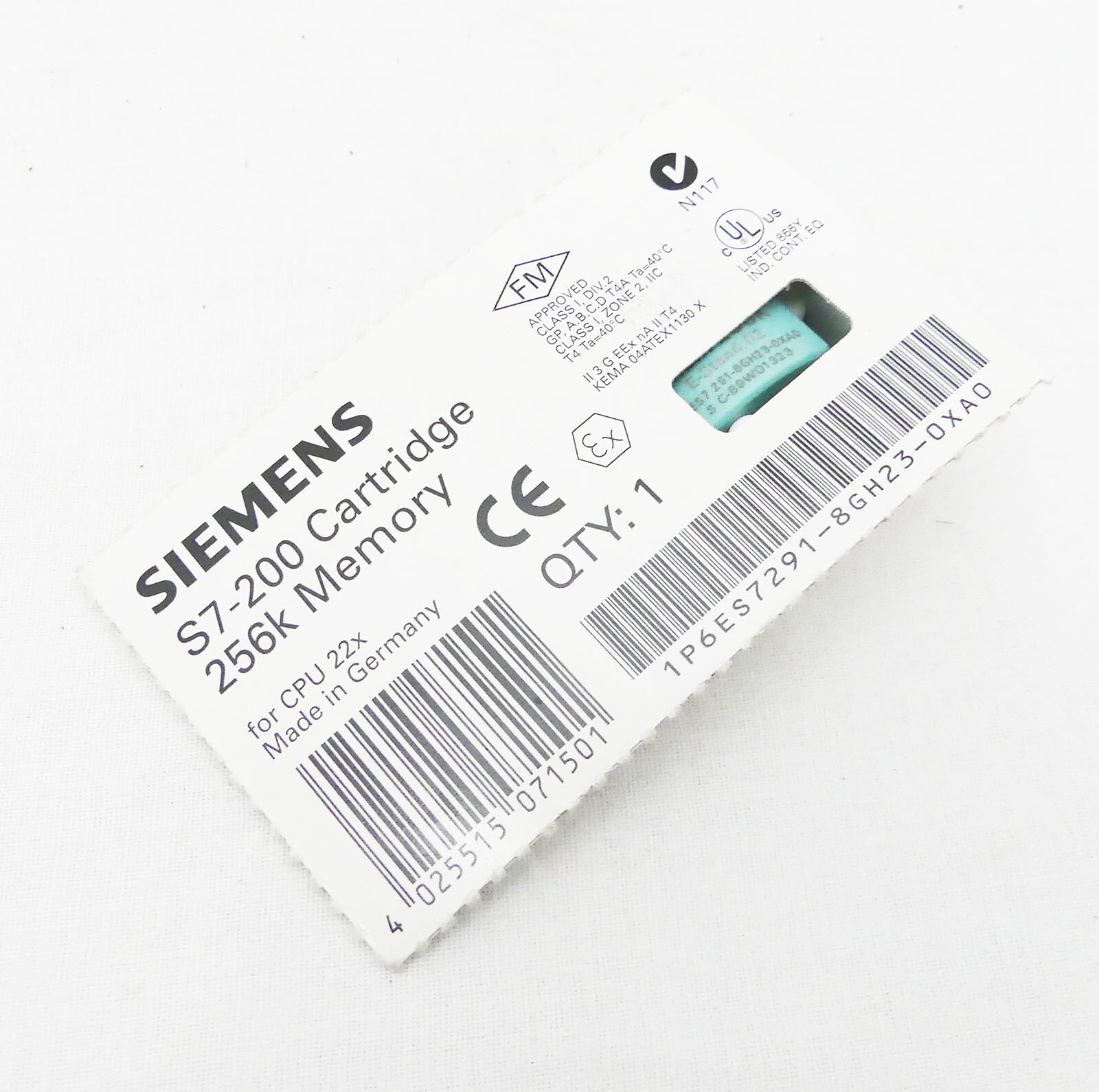SIEMENS SIMATIC S7 6ES7291-8GH23-0XA0 6ES7 291-8GH23-0XA0 E-Stand: 02 -sealed-