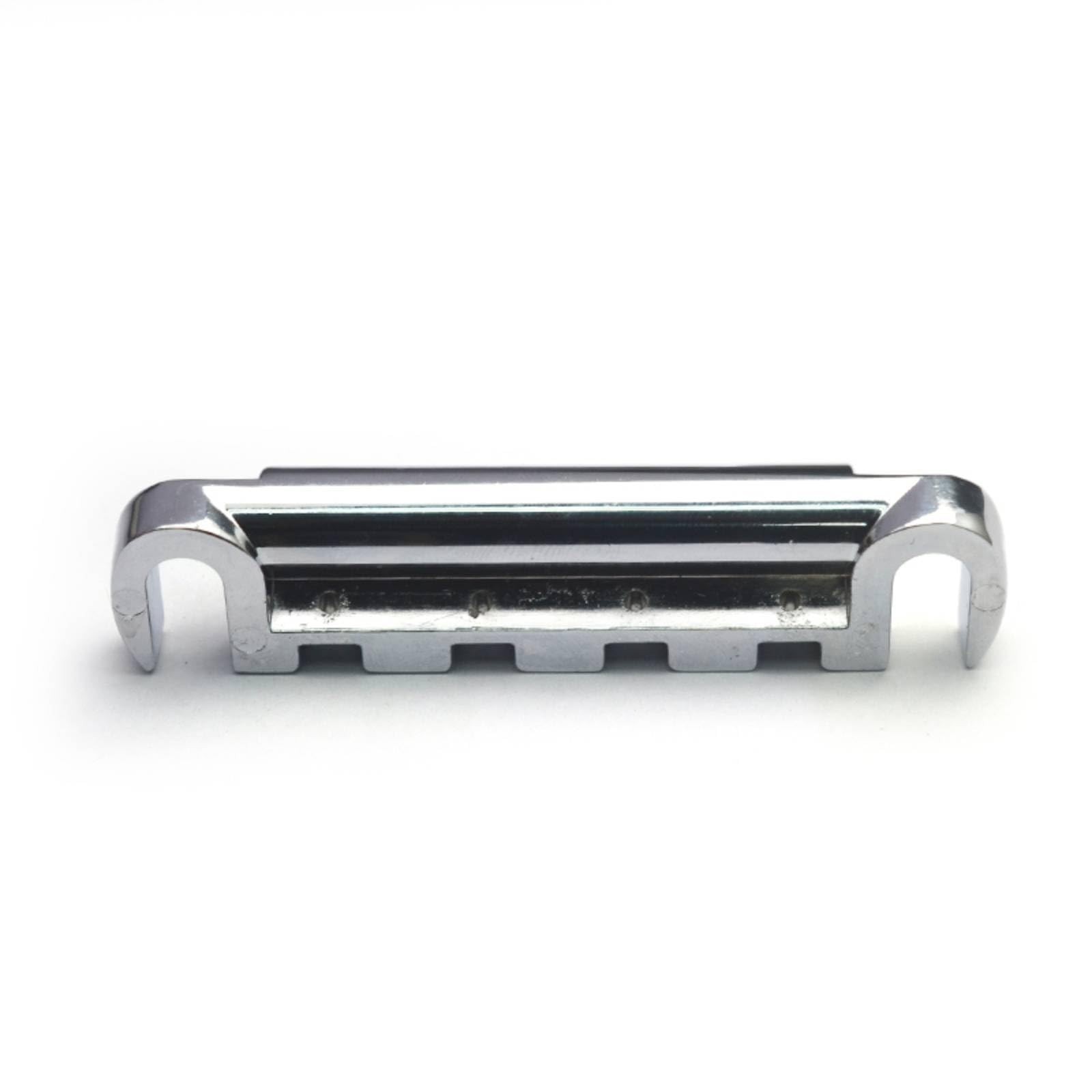 Chrome 4 String Bass Tune O Matic Wraparound Bridge Tailpiece Stopbar