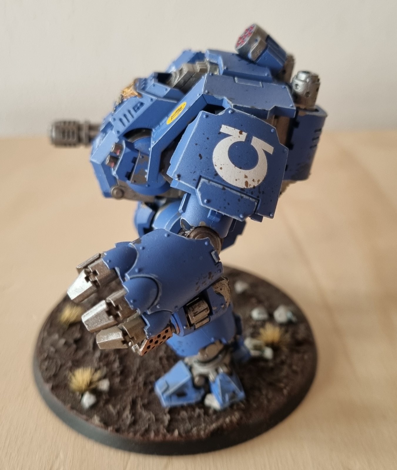 Redemptor Dreadnought Warhammer 40k Ultramarine - MAGNETIZED & Pro Painted