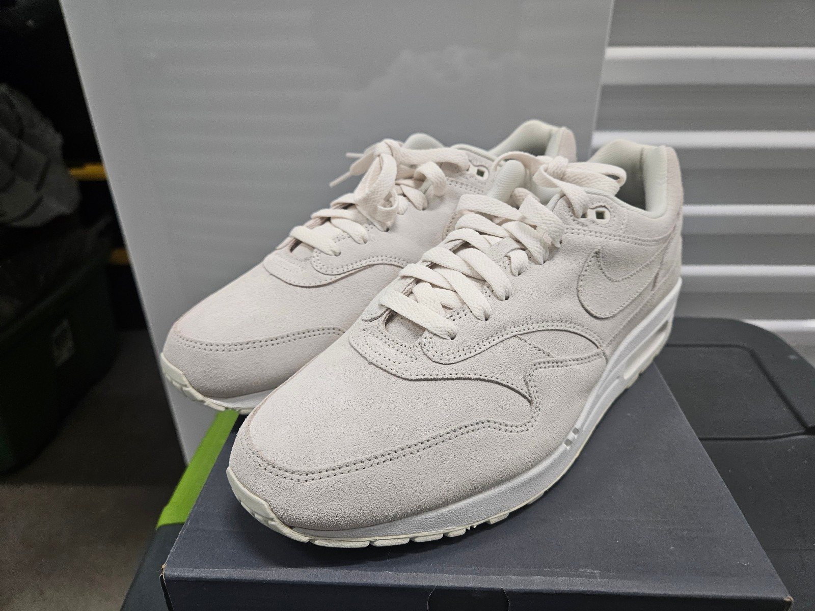 Nike Air Max 1 Beige/Bone Nike ID Sz 10