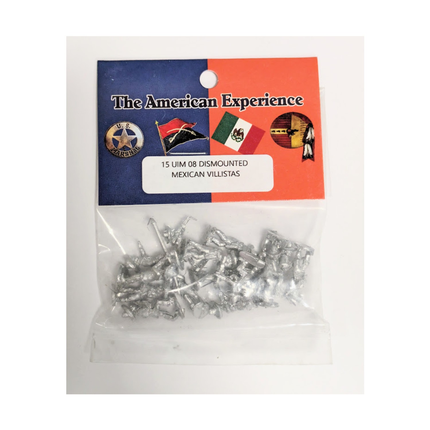 Old Glory Historical Minis 15mm Mexican Dismounted Villistas w/Command Pack New