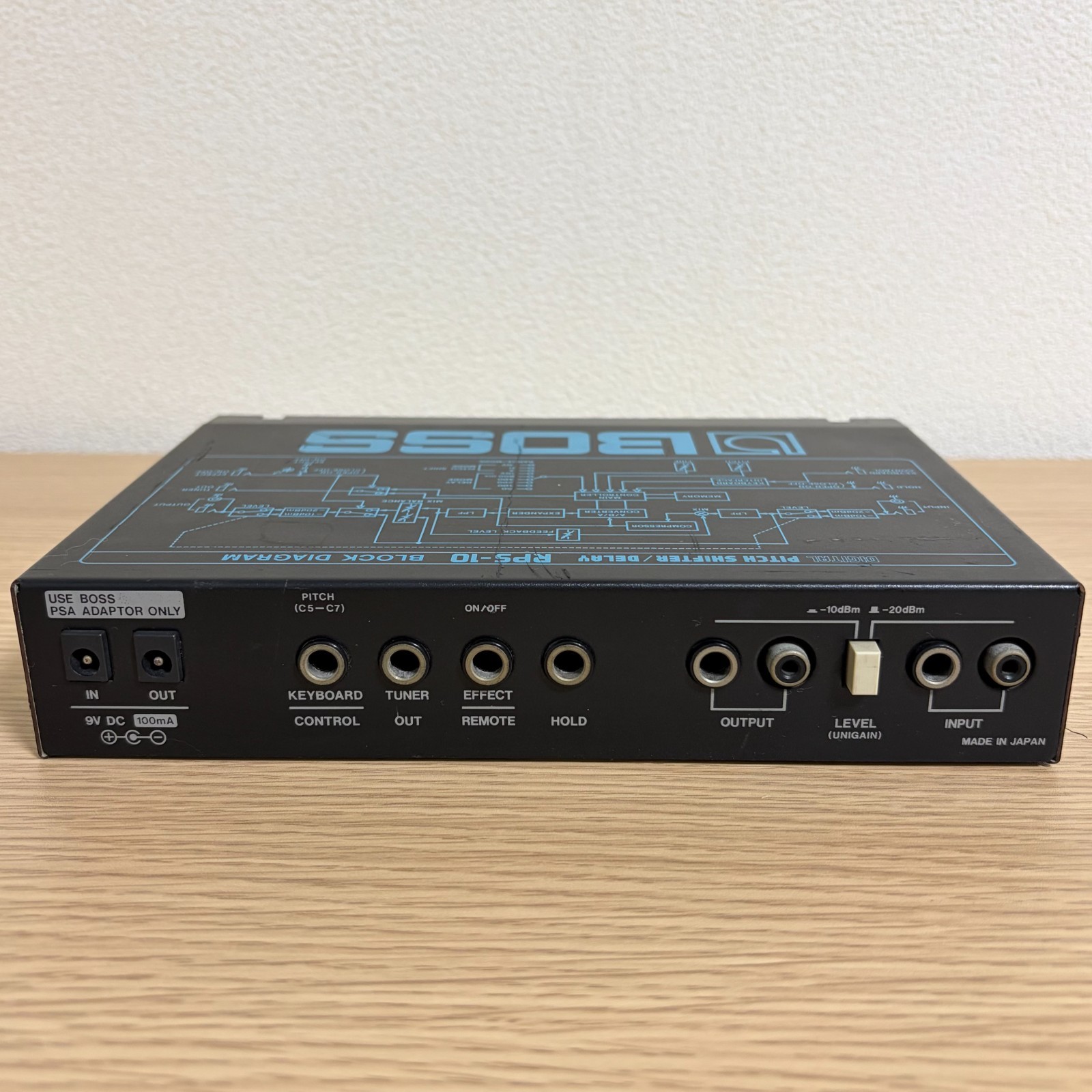 BOSS RPS-10 Digital Pitch Shifter Delay Micro Rack Guitar Effects Processor