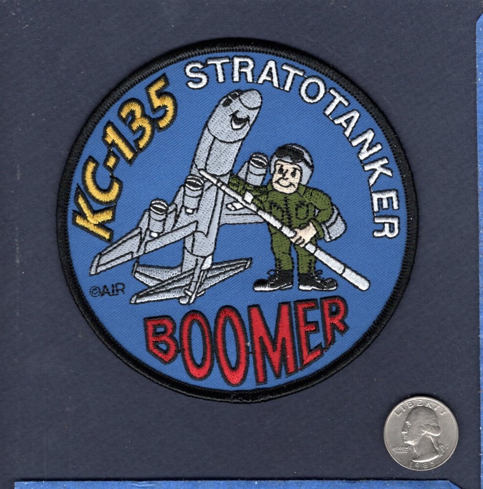KC-135 STRATOTANKER Boom Operator BOOMER USAF ANG ARS SAC Squadron Crew Patch