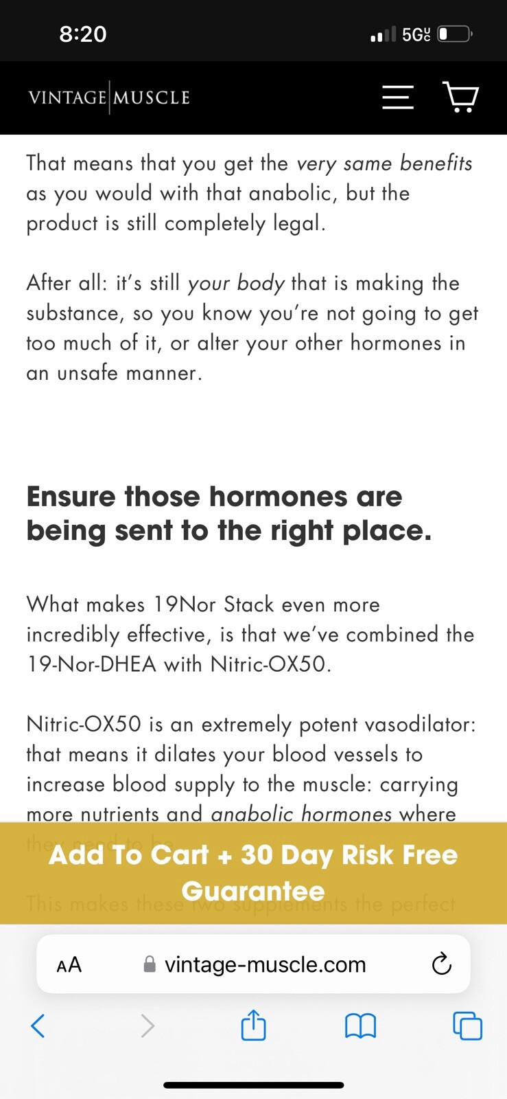 19 Nor DHEA 2 Step Precursor To Deca For Size & Strength By Vintage Muscle 💪 🧪