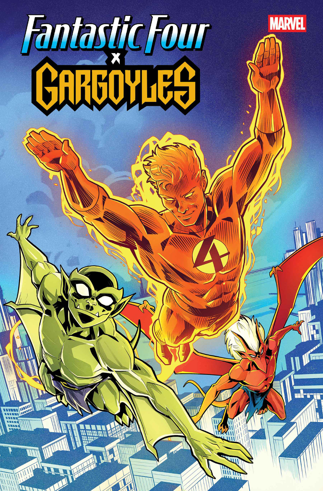 FANTASTIC FOUR/GARGOYLES #1 Marvel Comics (2025) LUCIANO VECCHIO FOIL VAR (L11)