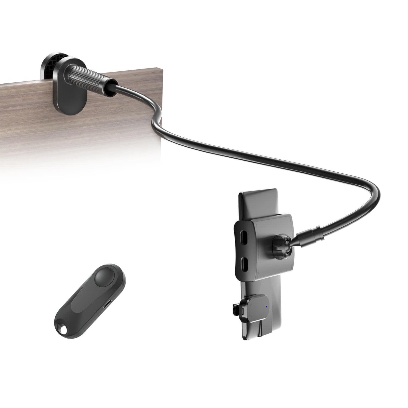 Bedside Tablet Holder Remote Page Turner Hands Free Gooseneck Kindle Stand